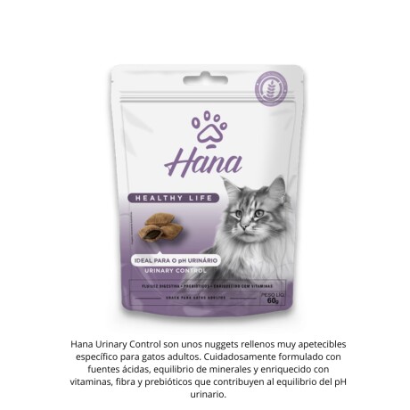 HANA NUGGETS GATOS URINARY CONTROL 60GR Hana Nuggets Gatos Urinary Control 60gr