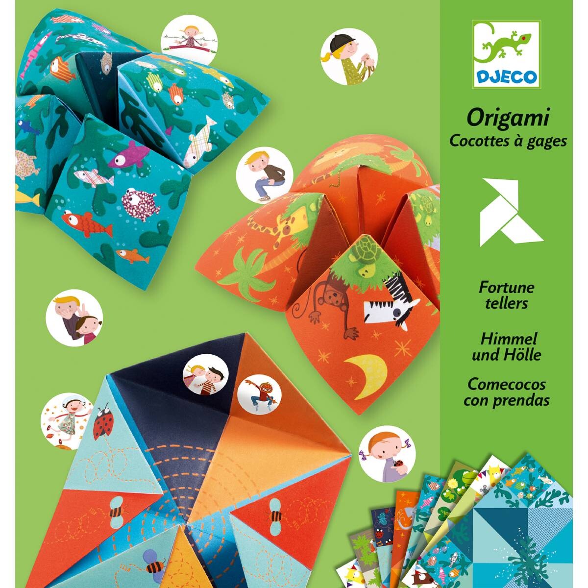 Sapitos de Origami - Animales 