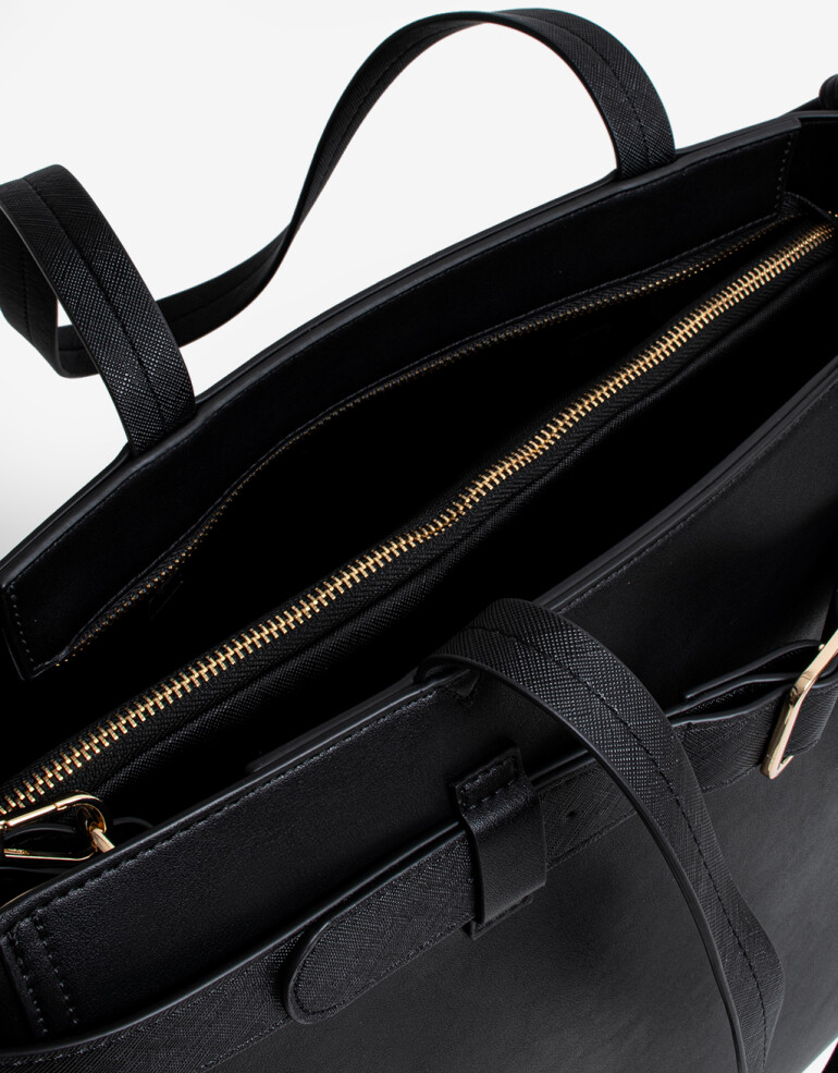 City Cartera Formato City - Negro