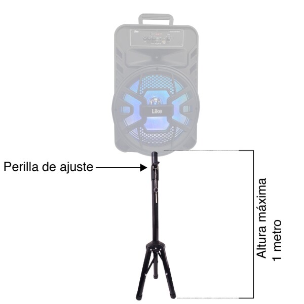 Trípode Para Parlantes Sps-502 Metros TRIPODE PARA PARLANTE 93-210 CM