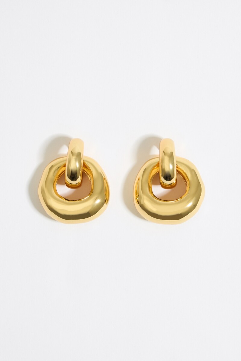 PENDIENTES ARO DOBLE S Oro