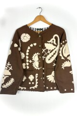 CHAQUETA ALGODON COCK CHOCO