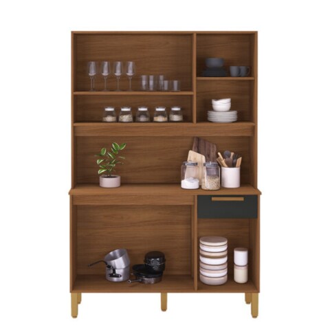 Kit De Cocina Abba 6188 5 Puertas 1 Cajon Sintra Indekes Freijo | Plomo Kit De Cocina Abba 6188 5 Puertas 1 Cajon Sintra Indekes Freijo | Plomo