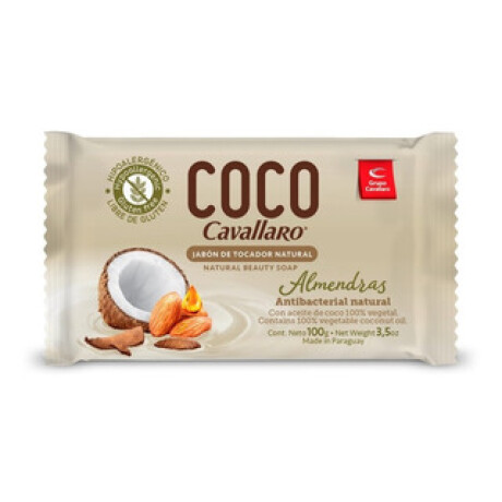 JABON DE TOCADOR COCO CAVALLARO 100 GR ALMENDRAS JABON DE TOCADOR COCO CAVALLARO 100 GR ALMENDRAS