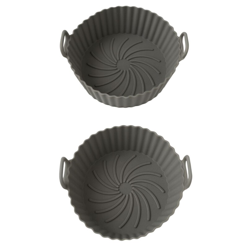 Set x2 Molde de silicona para freidora redondo 20 cm SURTIDO