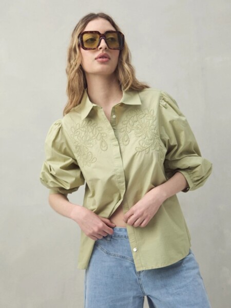 CAMISA D.CASSIN CORDEL VERDE