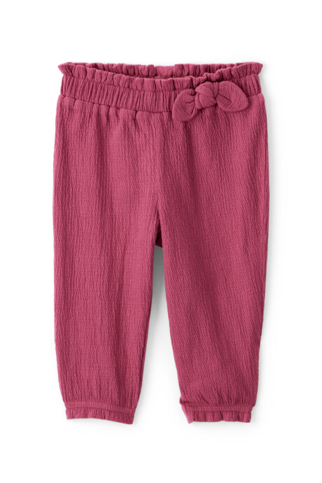 Set dos piezas, pantalón de jersey arrugado y body de algodón Set dos piezas, pantalón de jersey arrugado y body de algodón