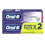 ORAL-B PACK PAS 3D WHITE 90G X2 única