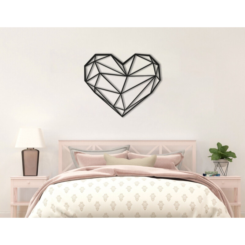 Cuadro Organizador Madera Calada Corazón 53 X 53 Cm Cuadro Organizador Madera Calada Corazón 53 X 53 Cm