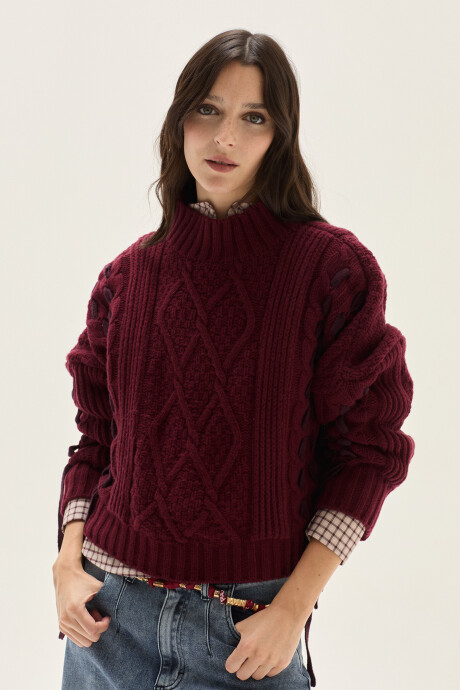 Polera Carmine Bordo