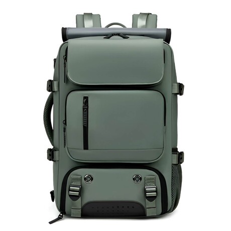 Mochila Bolso Viaje Carry On Impermeable N 1 Laptop Verde