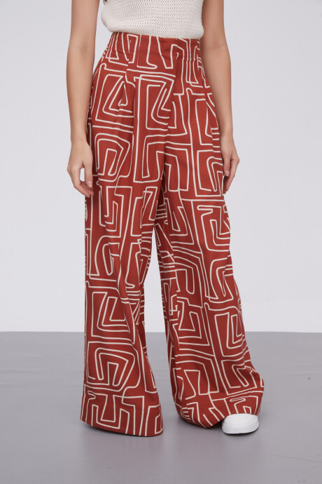 Pantalon Jazminis Estampado 2