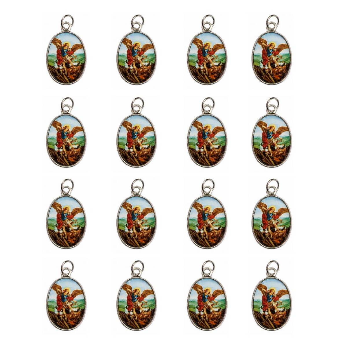 MEDALLAS DE SANTOS 2CM X20 UNIDADES - Gp121/san Miguel Arc. 