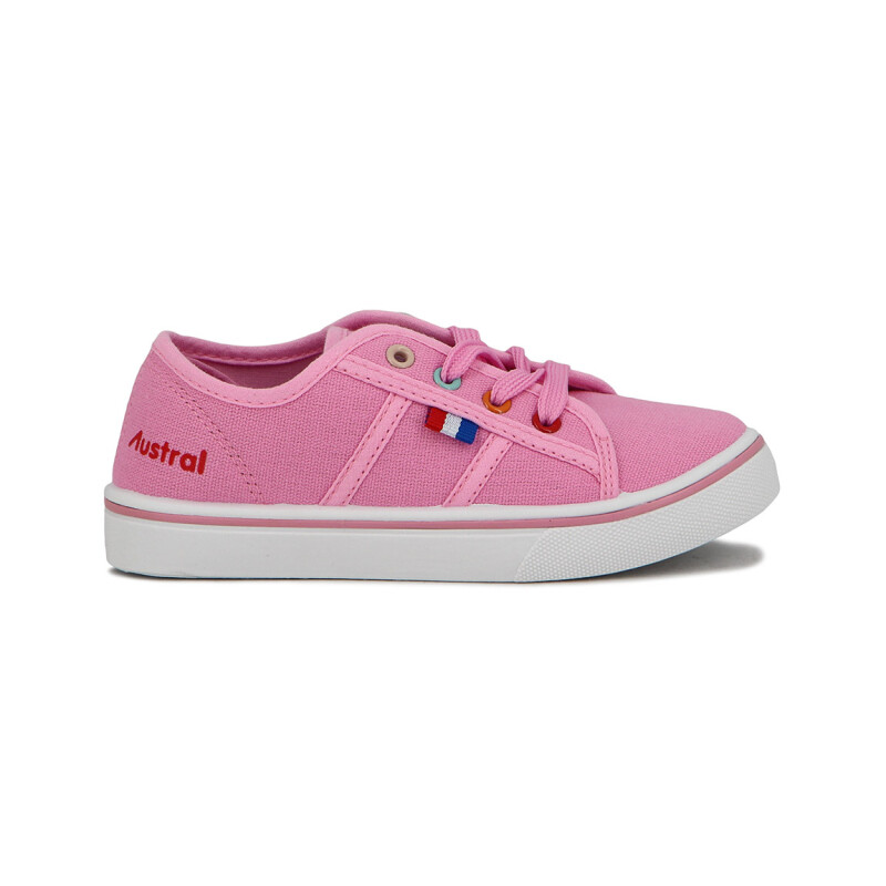 Austral Zapatilla Acordonada Casual Kids Rosa Claro