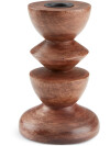 Candelabro JANUS Ø9xA14cm marrón Candelabro JANUS Ø9xA14cm marrón