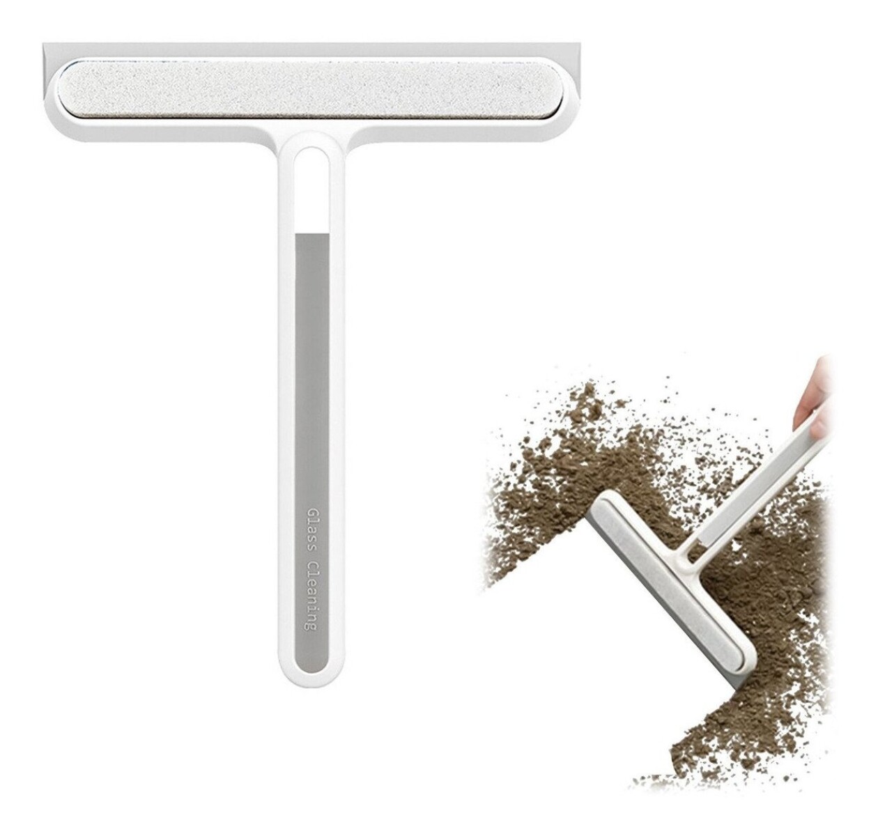 Lampazo Cepillo Esponja 3 En 1 Vidrios Mesada Cocina Atrix® - Variante Color Blanco 