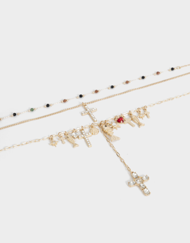 Collares Largos Religioso Collar Largo Religioso - Dorado