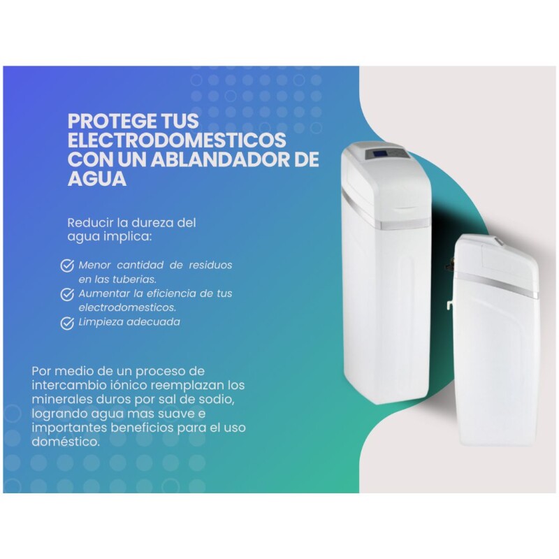 Ablandador de agua chico -INMERSA modelo Soft Ablandador de agua chico -INMERSA modelo Soft