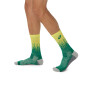 Medias Running Performance Run Sock Crew Unisex Edo Purple/flash Red