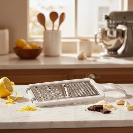 Rallador Tramontina Acero Inoxidable 1 Cara 3 Cortes Blanco