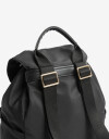 Mochilas Urbanas Mochila Con Solapa Y Bolsillos - Negro
