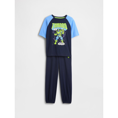 MVL THANOS SS JOGGER SET NAVY UNIFORM