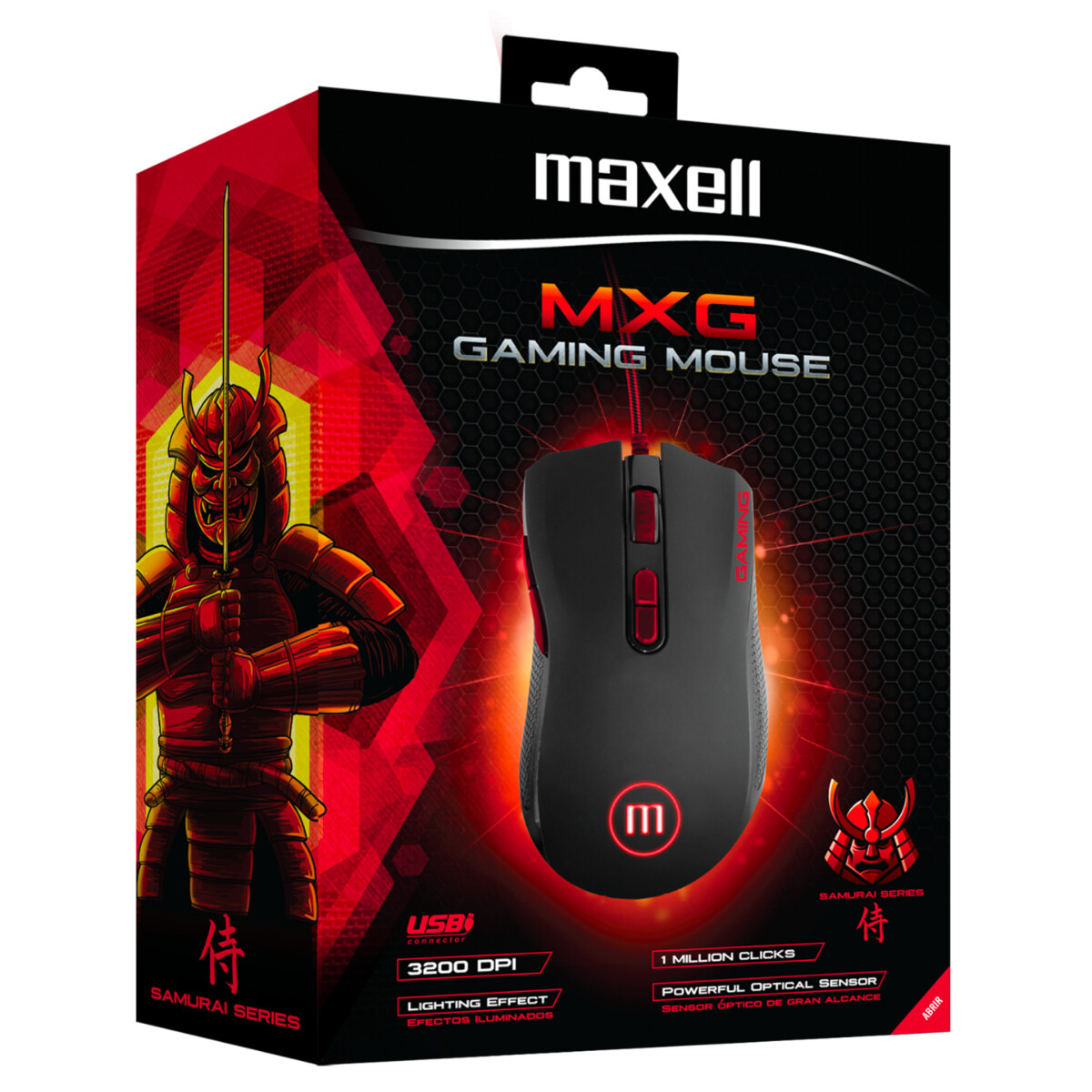 Mouse gaming mxg maxell samurai series Black
