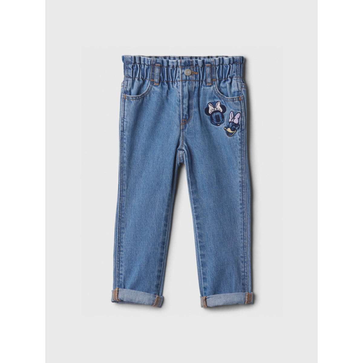 V-DIS MOM JEAN - MEDIUM WASH 