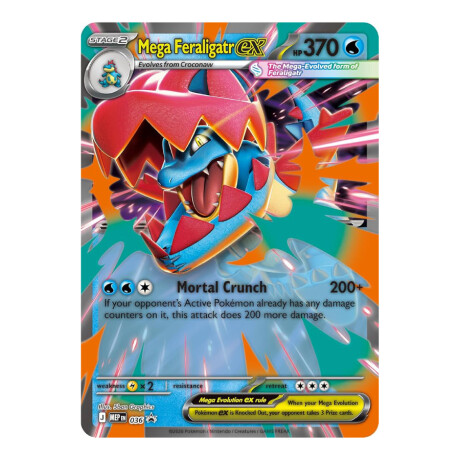 Pokemon - Mega Evolution - Ascended Heroes - Ex Box Case - Mega Feraligatr Pokemon - Mega Evolution - Ascended Heroes - Ex Box Case - Mega Feraligatr