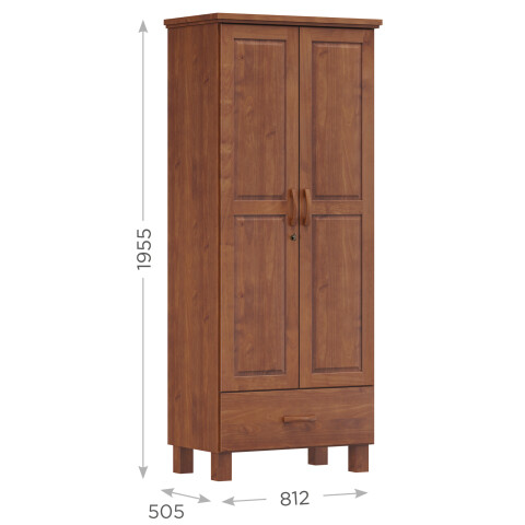 FINESTRA- ROPERO BRONZE 2 PUERTAS 1 CAJON 1140TN FINESTRA- ROPERO BRONZE 2 PUERTAS 1 CAJON 1140TN