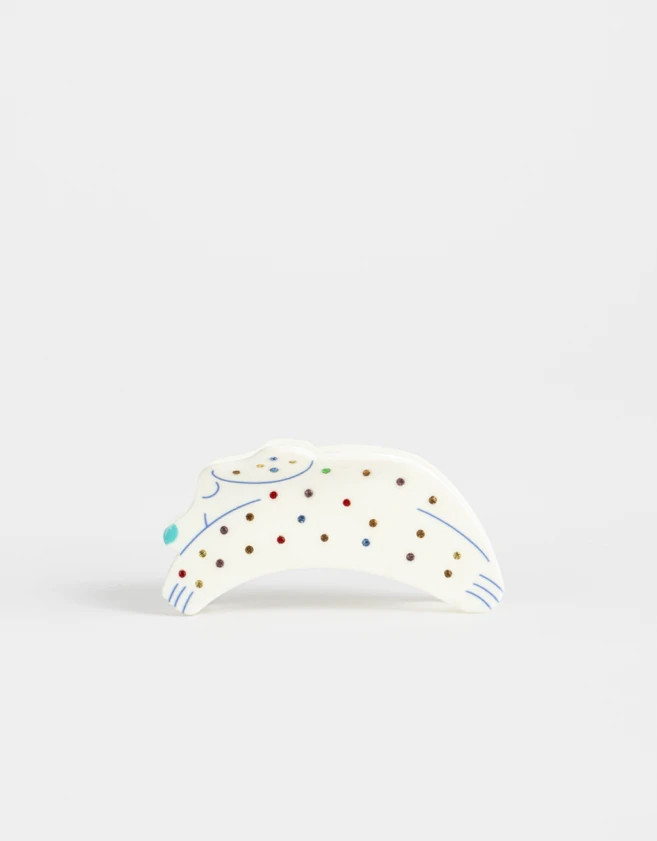 Broche Animalito Broche De Perrito - Blanco Crudo