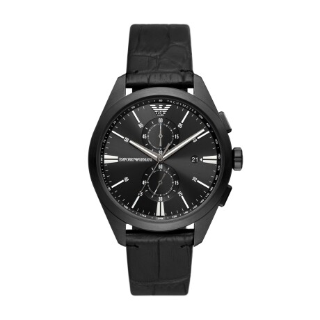 Reloj Emporio Armani Deportivo Cuero Vegano Negro 0