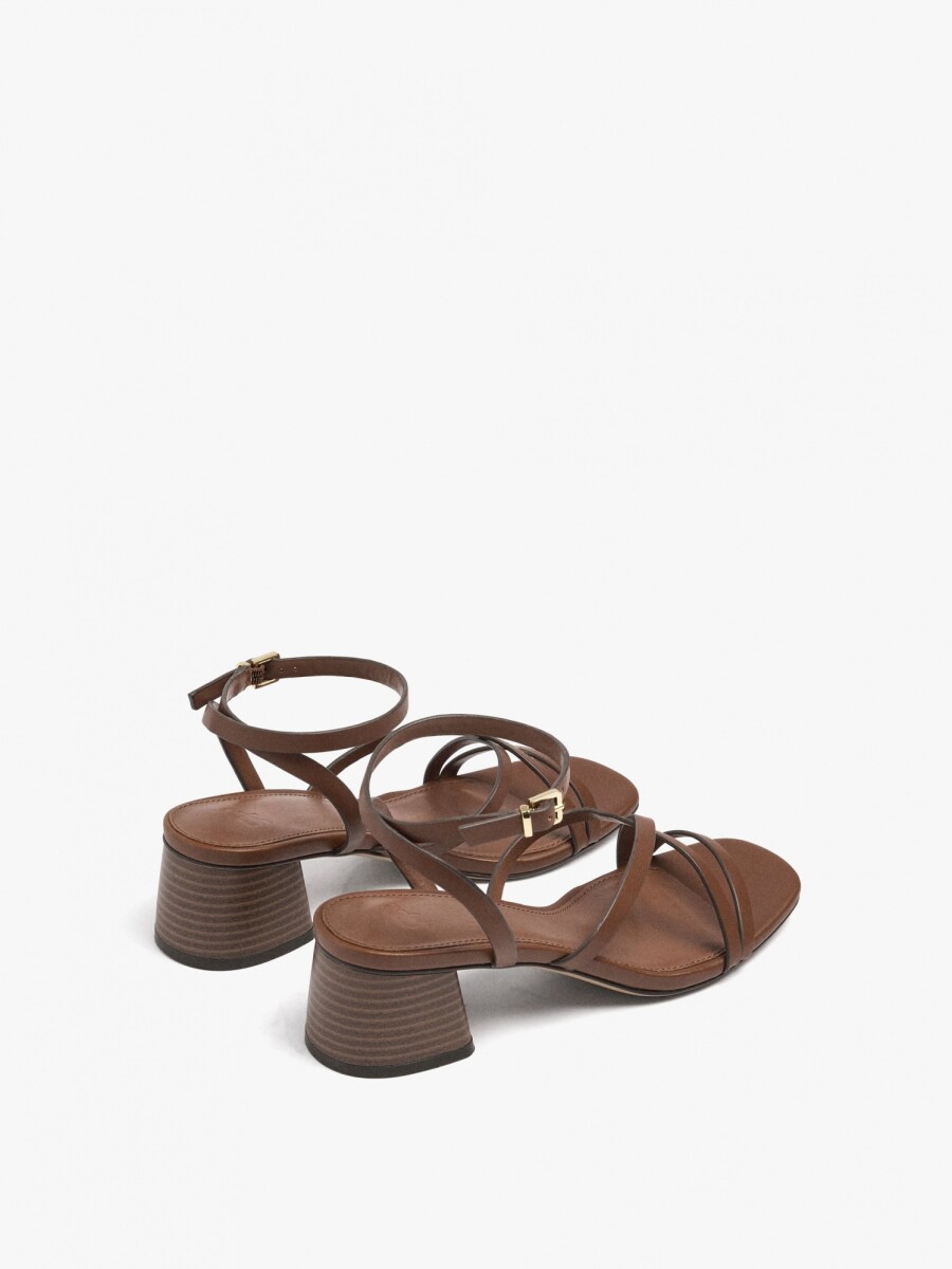 Sandalias Tacón High Heel Sandals camel