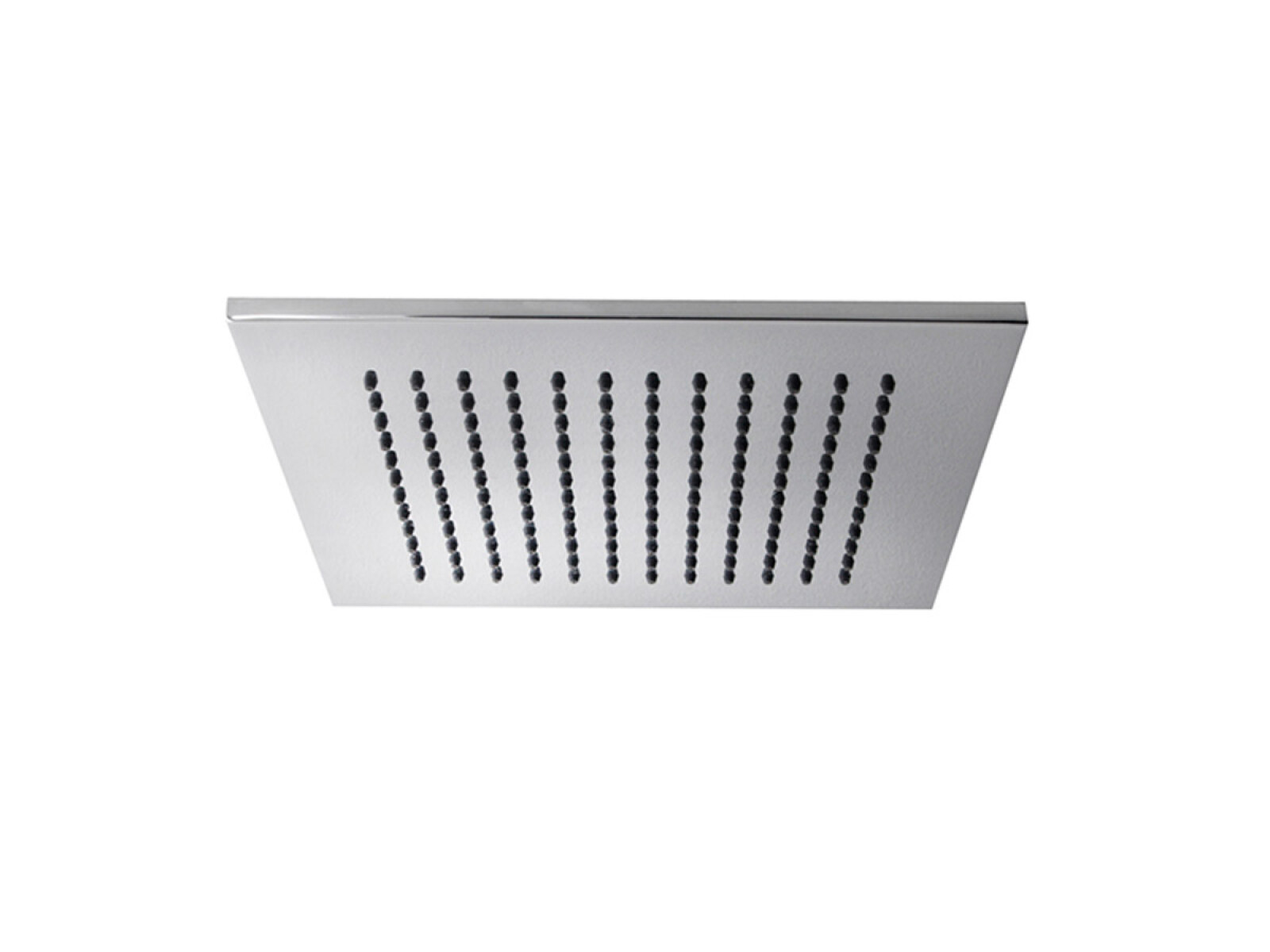 Griferia Roseta Cuadrada 20Cm Slim Cromo Brillo Para Baño 