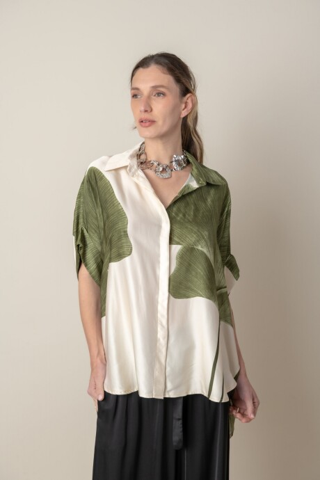 CAMISA HOJA Verde