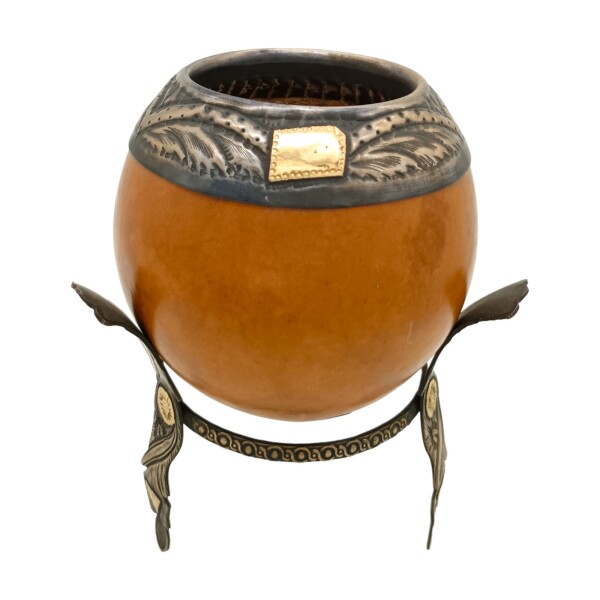 MATE TORPEDO PLATA Y ORO 07 Marrónuniforme