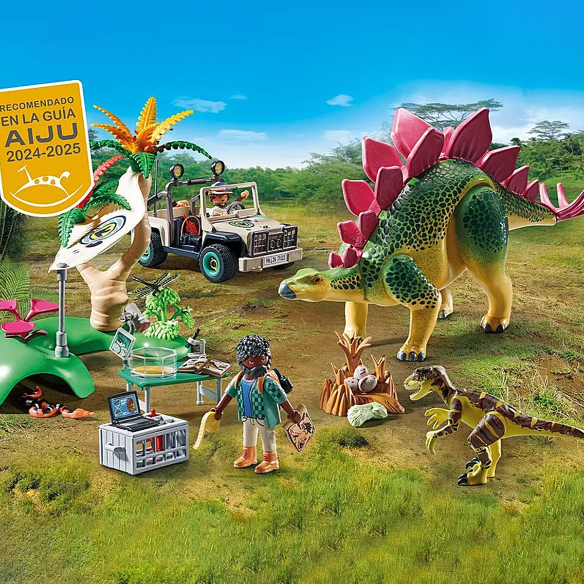 Campamento de Investigación Dinosaurio Playmobil 93 Piezas 