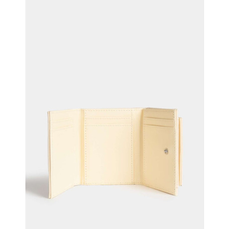 Billetera Solapa Blanco Crudo