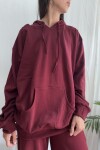 Buzo Oversize Bordó