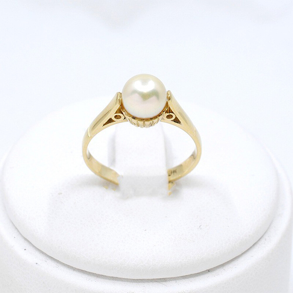 Anillo En Oro 18K Y Perla Anillo En Oro 18K Y Perla