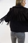 Campera Flecos negro