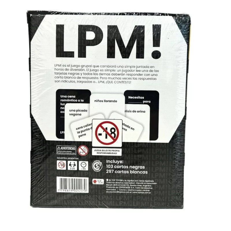 Juego De Mesa LPM Combina Cartas Juego De Mesa LPM Combina Cartas