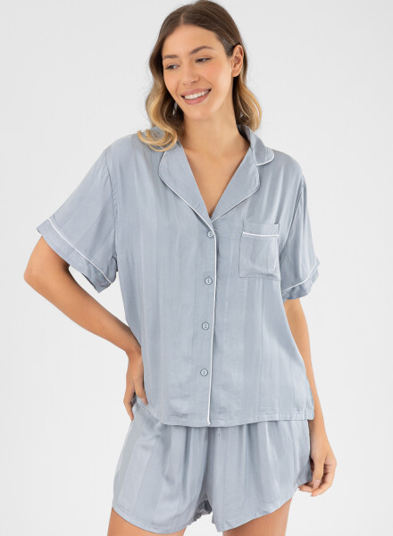 Organic viscose pj short Celeste
