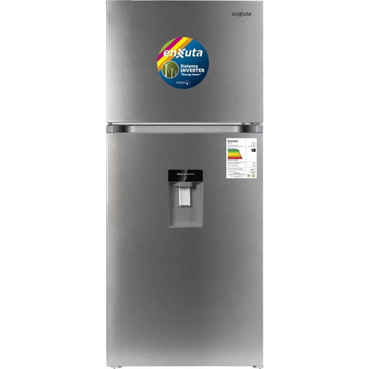 RefrigeradorFríoSeco410LitrosInoxconDispensador RENX410DI - SILVER 