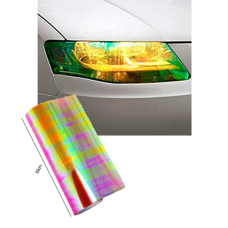ACCESORIO EXTERIOR - LAMINA FILM 30CM P/FAROS CAMALEON AMARILLA X METRO - ACCESORIO EXTERIOR - LAMINA FILM 30CM P/FAROS CAMALEON AMARILLA X METRO -