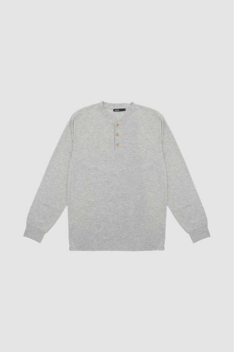 Remera itallo - Gris melange 