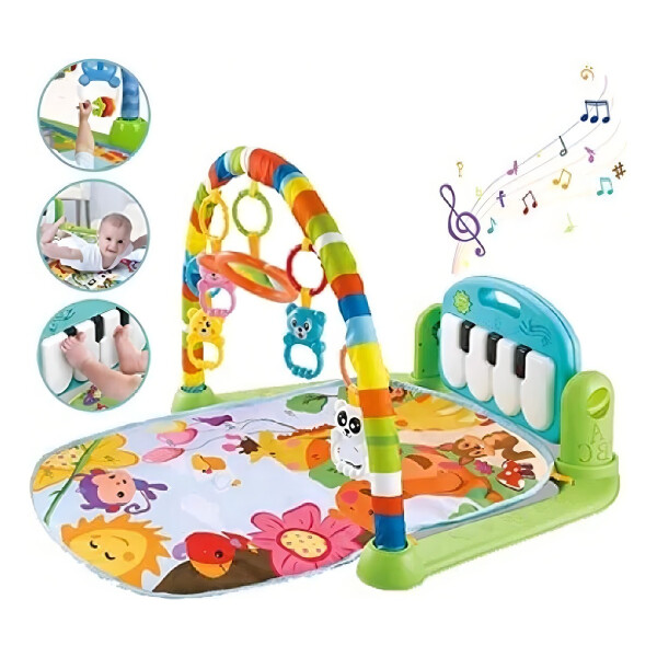 ALFOMBRA GIMNASIO BEBE CON LUZ PIANO SONIDO ALFOMBRA GIMNASIO BEBE CON LUZ PIANO SONIDO