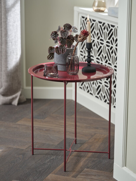 Mesa auxiliar RANDERUP Ø47 bordeaux Mesa auxiliar RANDERUP Ø47 bordeaux