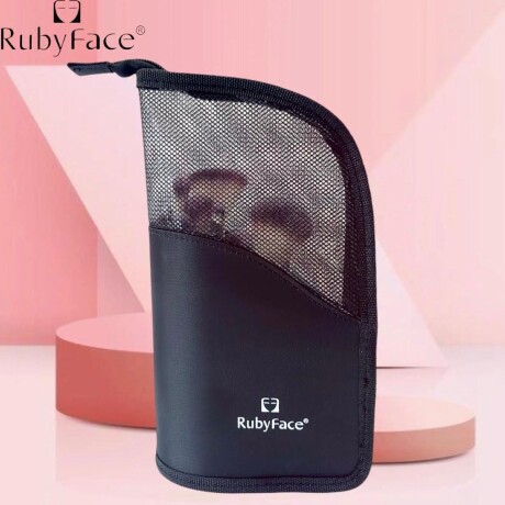 Set Completo Brochas Pinceles Maquillaje 10 Pzas con Estuche Negro