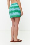Falda corta multicolor celeste